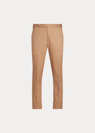 Pantalones De Traje Ralph Lauren Hombre Kaki - Gregory Twill - OYHKI9567